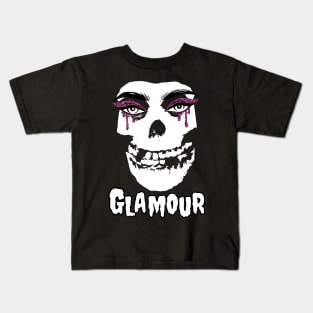 Glamour Skull (Misfits Inspired) Kids T-Shirt